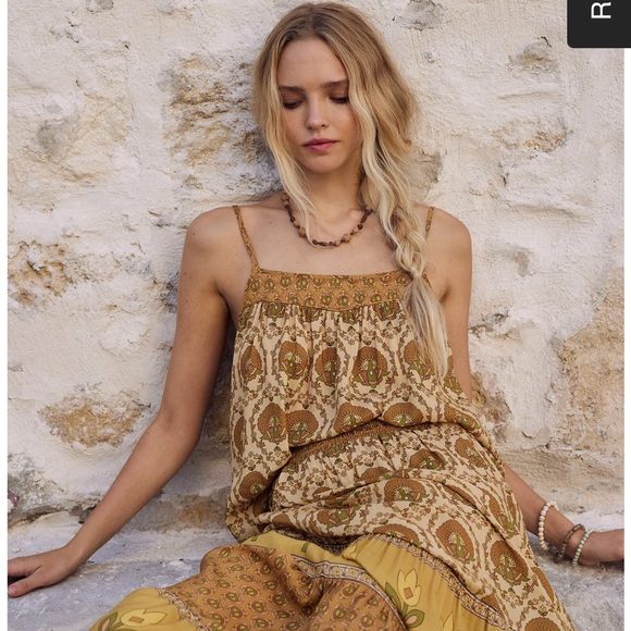 Spell The Château Cami in Champagne Size Small - Picture 2 of 12